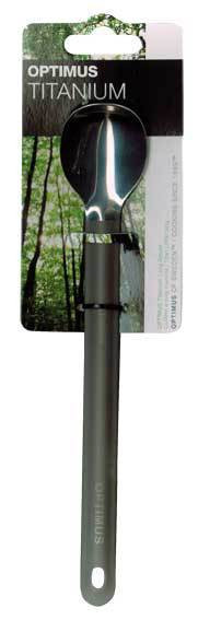 Pack De 2 Cuillères De Camping En Titane FinessCITY - Longue Manche 24,5 Cm Avec étui étanche