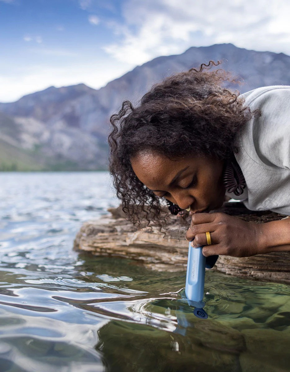 Purificateur D’eau Lixada 3000L – Filtre à Paille 0,01 Micron, Débit 1200 Ml/min, Pour Randonnée Et Survie