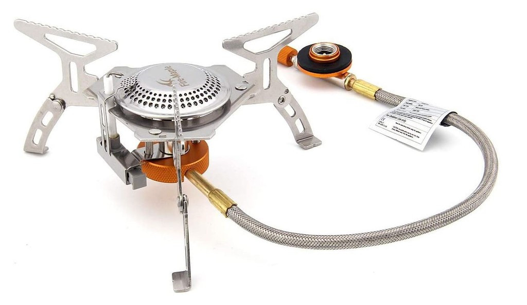 Fire Maple Réchaud De Camping 3240W – Pliable, Coupe-vent, Allumage Piézo, Poids 230g, Pour Rando Et Pique-nique