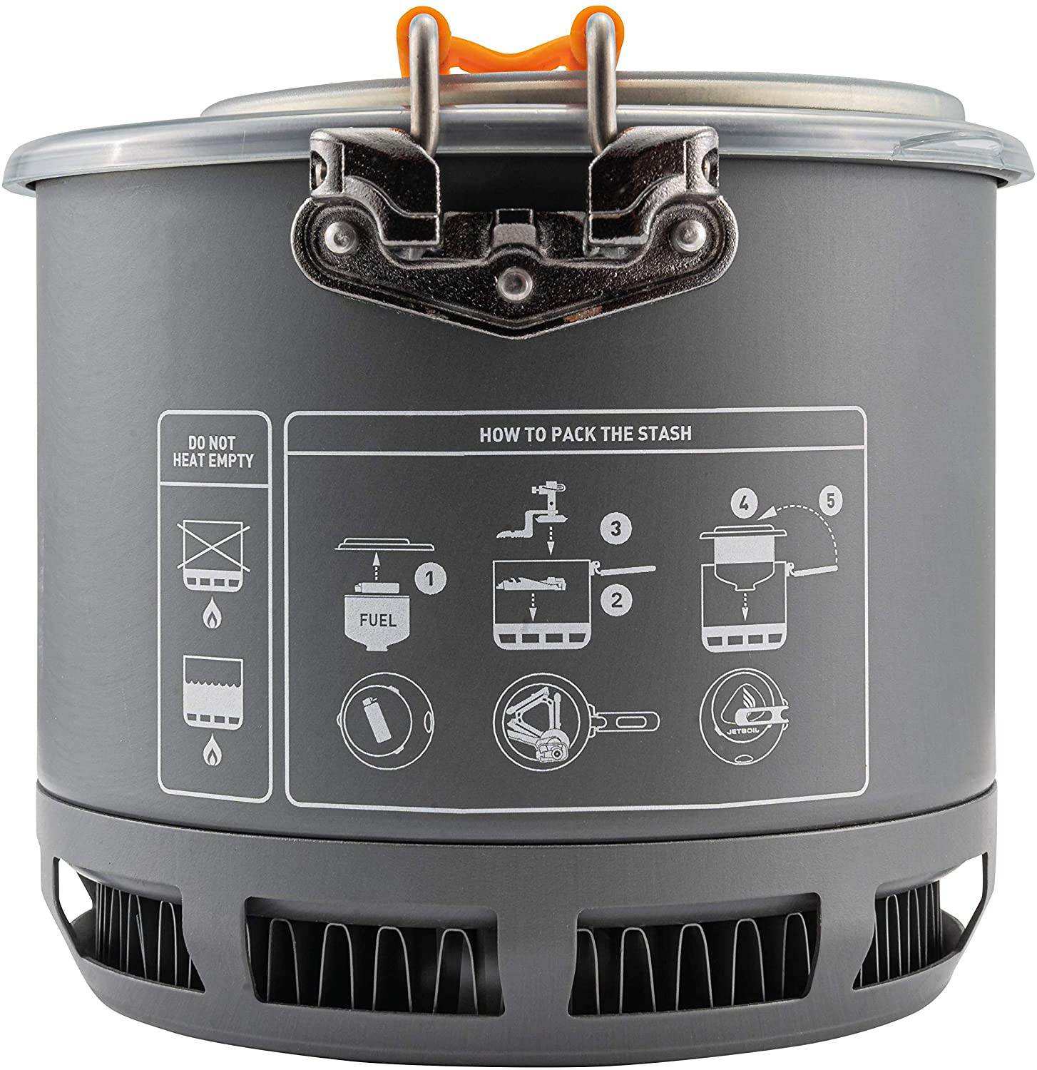 Réchaud Jetboil Flash 1,8L – Auto-allumage, Groupe 2-4 Personnes, Couleur Carbone 2026