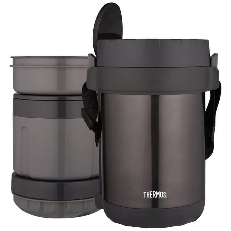 Boîte Alimentaire Isotherme Berghoff 0,35L - Acier Inoxydable Double Paroi - Vert