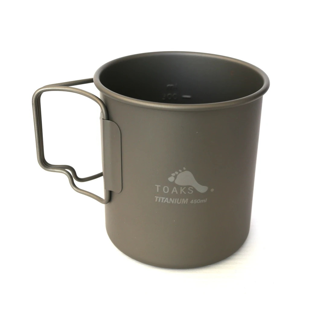 TOAKS Tasse à double paroi en titane 370 ml TOAKS Tasse à double paroi en titane 370 ml