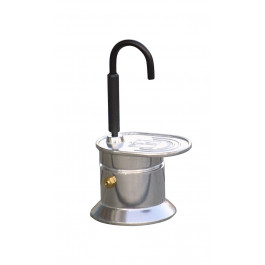 Cafetière Italienne ITRAT 50 Ml – Expresso Authentique Pour Camping, Maison Ou Caravane En Aluminium