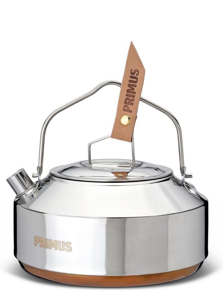 Petite bouilloire de camping Primus Campfire Kettle 0.9L Stainless Steel