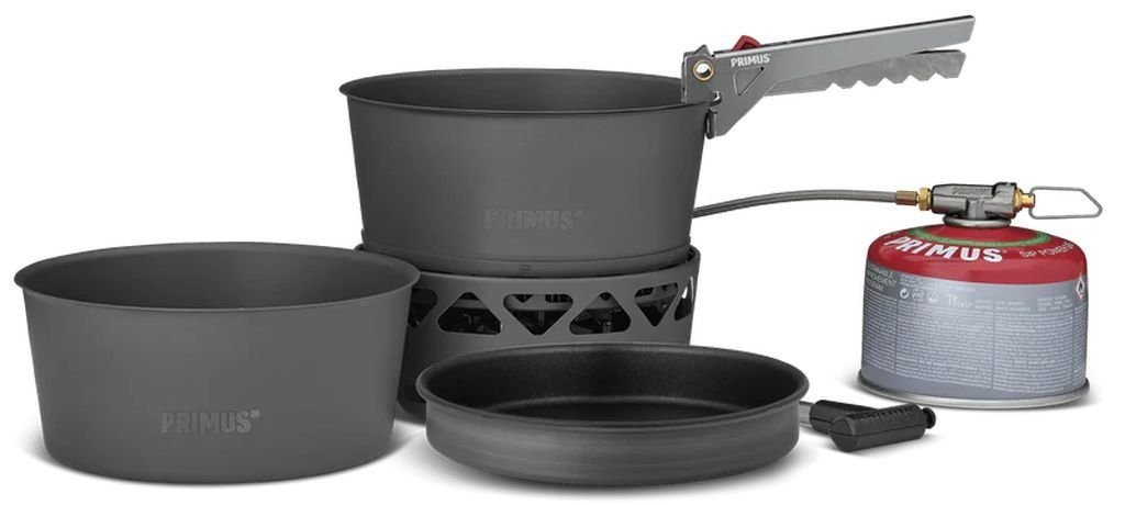 Kit de cuisine 2-5 pes.Primus Primetech Stove Set 2x1.3L  w. pan