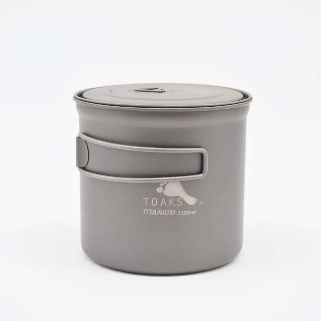Toaks Titanium 1100ml Pot Lon Handles