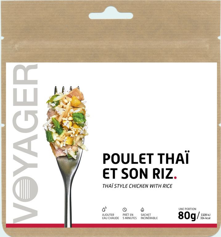 Poulet Thaï et son riz - voyager 