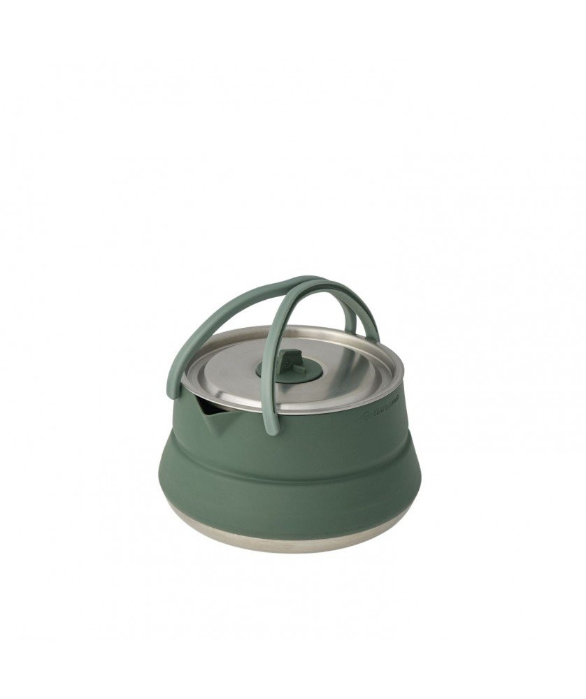 Bouilloire pliable Sea to Summit Detour Stainless Steel Collapsible Kettle 1,6 L - Vert