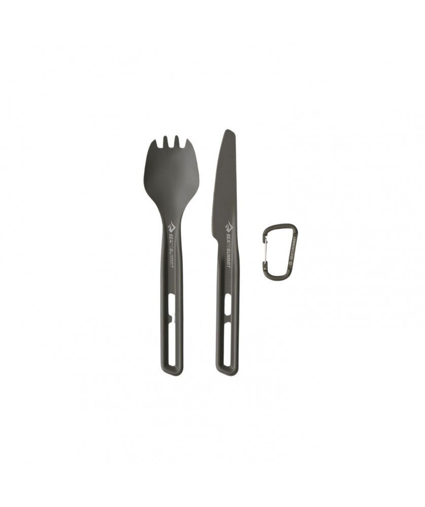 Set de 2 couverts légers Sea to Summit Frontier UL Cutlery Set-Spork & Knife