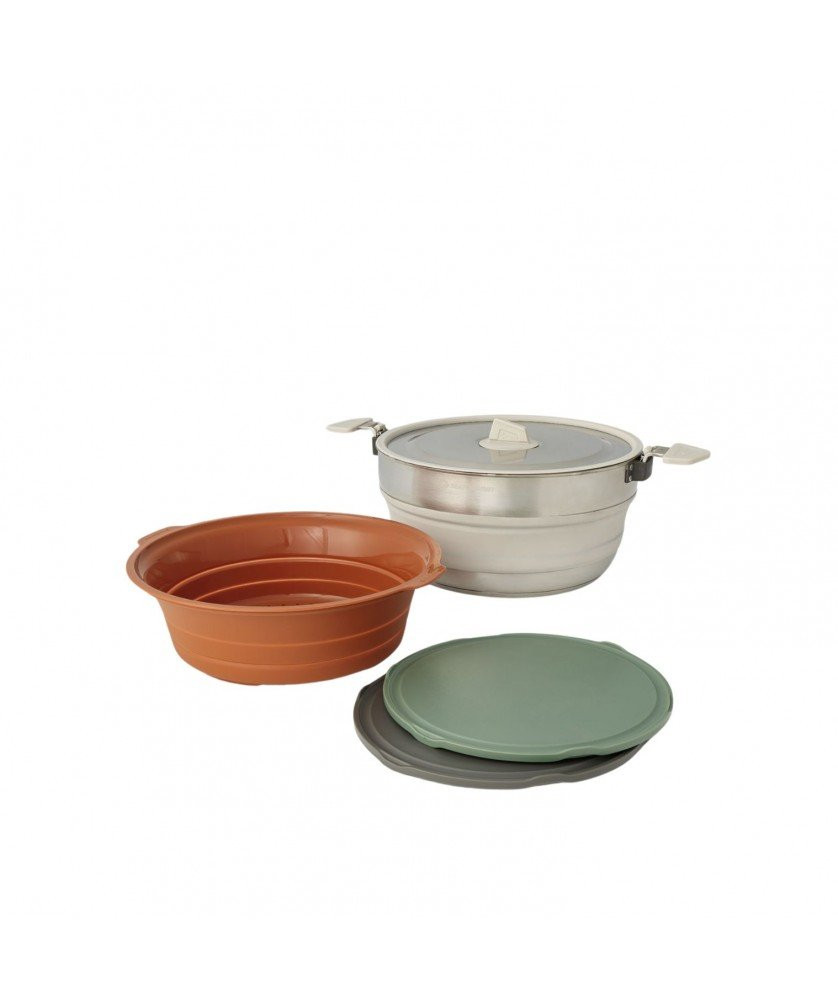 Set de cuisine Sea to Summit Detour Essentials Camp Kitchen Kit 5 L-Gris