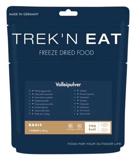 Œufs entiers en poudre 135 g – Trek’n Eat