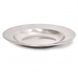 Assiette acier/inox Zebra Stainless Steel Deep Plate