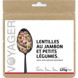 Lentilles au jambon et aux petits légumes - Voyager 