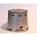Pare-vent Vesuv Titanium Windshield for Toaks Pots 700 ml-diam 115 mm