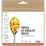 Pâtes et poulet épicé - Voyager