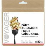 pâtes au jambon facon carbonara - voyager