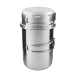 Popote du randonneur 100% inox - Ronde