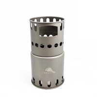 Réchaud à bois double-paroi Toaks Titanium Backpacking Wood Burning Stove - Toaks Titanium Backpacking WooD Burning Stove 01