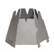 Vargo Stainless Steel Hexagon Wood Stove