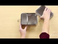Three-in-One Giant Metal Lunch Box by ECOlunchbox